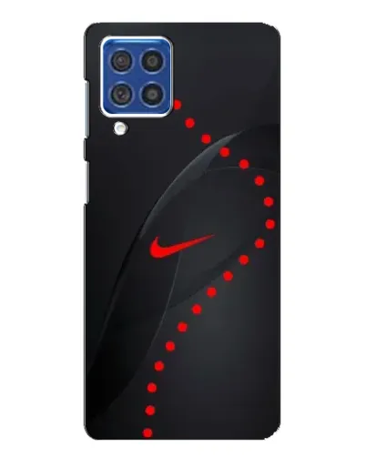 Чехол для Samsung Galaxy F62 с картинкой «Абстрактный дизайн Nike»