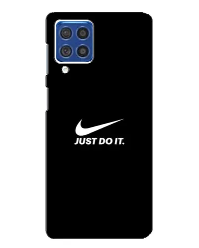 Чехол для Samsung Galaxy F62 с картинкой «Минимализм от Nike»