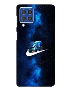 Чехол для Samsung Galaxy F62 с картинкой «Звездный путь Nike»