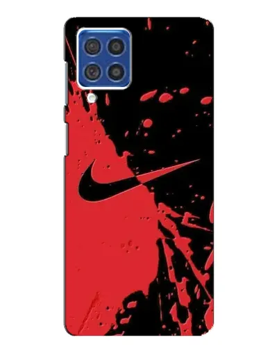 Чехол для Samsung Galaxy F62 с картинкой «Красные брызги Nike» Чехол для Samsung Galaxy F62 с картинкой «Красные брызги Nike»