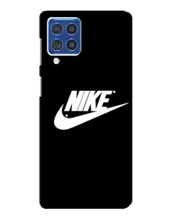 Чехол для Samsung Galaxy F62 с картинкой «Мазки краски Nike»