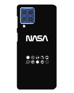 Чехол для Samsung Galaxy F62 с картинкой «NASA — технический принт» Чехол для Samsung Galaxy F62 с картинкой «NASA — технический принт»