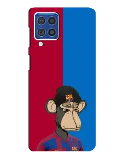 Чехол для Samsung Galaxy F62 с картинкой «Bored Ape — фанат Барсы» Чехол для Samsung Galaxy F62 с картинкой «Bored Ape — фанат Барсы»