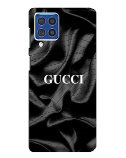 Чехол для Samsung Galaxy F62 с картинкой «Gucci — шелковые волны»
