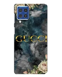 Чехол для Samsung Galaxy F62 с картинкой «Абстрактные цветы Gucci» Чехол для Samsung Galaxy F62 с картинкой «Абстрактные цветы Gucci»