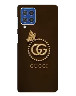 Чехол для Samsung Galaxy F62 с картинкой «Gucci — золотая бабочка» Чехол для Samsung Galaxy F62 с картинкой «Gucci — золотая бабочка»