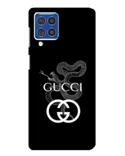 Чехол для Samsung Galaxy F62 с картинкой «Gucci — серебряная змея» Чехол для Samsung Galaxy F62 с картинкой «Gucci — серебряная змея»