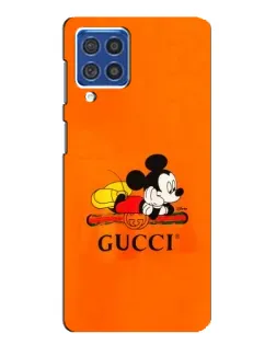 Чехол для Samsung Galaxy F62 с картинкой «Микки Маус Gucci — оранж» Чехол для Samsung Galaxy F62 с картинкой «Микки Маус Gucci — оранж»