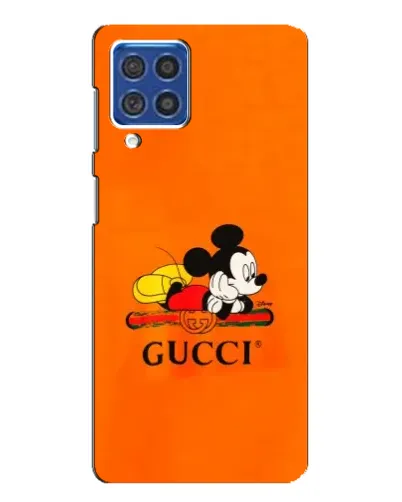 Чехол для Samsung Galaxy F62 с картинкой «Микки Маус Gucci — оранж» Чехол для Samsung Galaxy F62 с картинкой «Микки Маус Gucci — оранж»