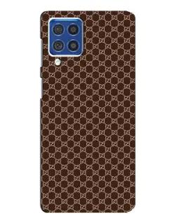 Чехол для Samsung Galaxy F62 с картинкой «Gucci — шоколадная сетка» Чехол для Samsung Galaxy F62 с картинкой «Gucci — шоколадная сетка»