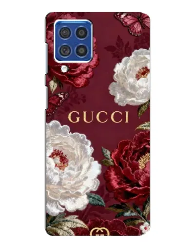 Чехол для Samsung Galaxy F62 с картинкой «Gucci — бордовые розы» Чехол для Samsung Galaxy F62 с картинкой «Gucci — бордовые розы»