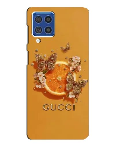 Чехол для Samsung Galaxy F62 с картинкой «Gucci — золотые бабочки» Чехол для Samsung Galaxy F62 с картинкой «Gucci — золотые бабочки»