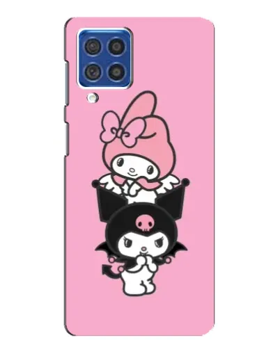Чехол для Samsung Galaxy F62 с картинкой «My Melody и Kuromi»