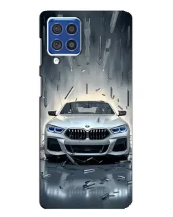 Чехол для Samsung Galaxy F62 с картинкой «BMW в свете фар» Чехол для Samsung Galaxy F62 с картинкой «BMW в свете фар»