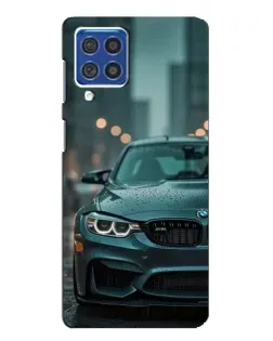 Чехол для Samsung Galaxy F62 с картинкой «BMW в огнях города» Чехол для Samsung Galaxy F62 с картинкой «BMW в огнях города»