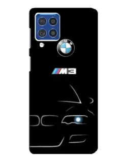 Чехол для Samsung Galaxy F62 с картинкой «Минималистичный принт BMW M3» Чехол для Samsung Galaxy F62 с картинкой «Минималистичный принт BMW M3»