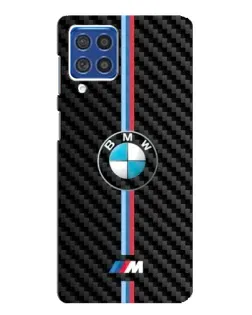 Чехол для Samsung Galaxy F62 с картинкой «Эмблема BMW и карбон» Чехол для Samsung Galaxy F62 с картинкой «Эмблема BMW и карбон»