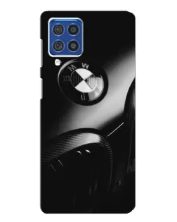 Чехол для Samsung Galaxy F62 с картинкой «Эмблема BMW — макро» Чехол для Samsung Galaxy F62 с картинкой «Эмблема BMW — макро»
