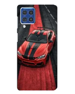 Чехол для Samsung Galaxy F62 с картинкой «BMW на красной дорожке» Чехол для Samsung Galaxy F62 с картинкой «BMW на красной дорожке»