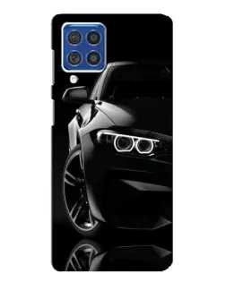 Чехол для Samsung Galaxy F62 с картинкой «Черная BMW — профиль» Чехол для Samsung Galaxy F62 с картинкой «Черная BMW — профиль»
