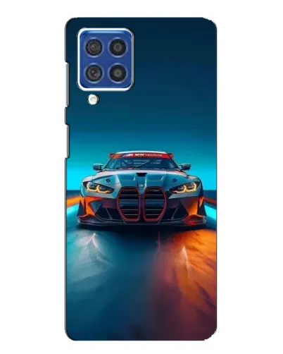 Чехол для Samsung Galaxy F62 с картинкой «BMW — огни неона» Чехол для Samsung Galaxy F62 с картинкой «BMW — огни неона»