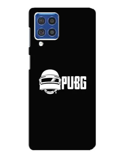 Чехол для Samsung Galaxy F62 с картинкой «PUBG — классический лого»