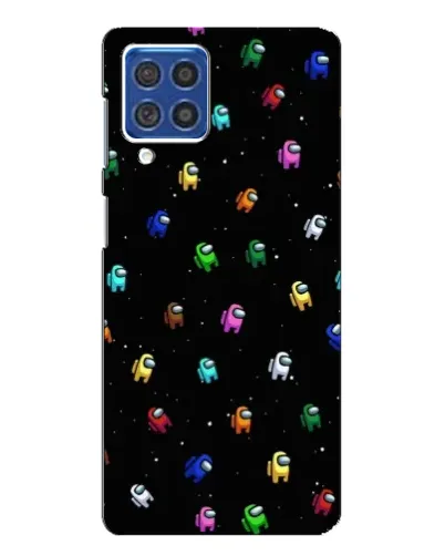 Чехол для Samsung Galaxy F62 с картинкой «Экипаж Among Us»