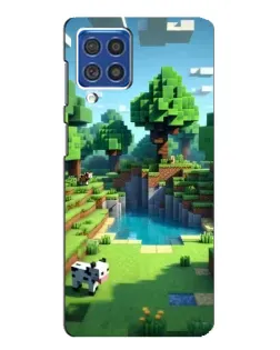 Чехол для Samsung Galaxy F62 с картинкой «Minecraft летний день» Чехол для Samsung Galaxy F62 с картинкой «Minecraft летний день»
