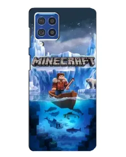 Чехол для Samsung Galaxy F62 с картинкой «Minecraft ледяной мир» Чехол для Samsung Galaxy F62 с картинкой «Minecraft ледяной мир»