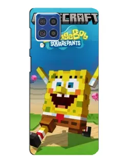 Чехол для Samsung Galaxy F62 с картинкой «Губка Боб Minecraft» Чехол для Samsung Galaxy F62 с картинкой «Губка Боб Minecraft»