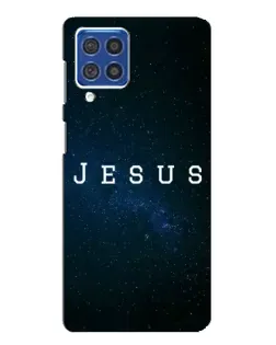 Чехол для Samsung Galaxy F62 с картинкой «Звездное небо Jesus»