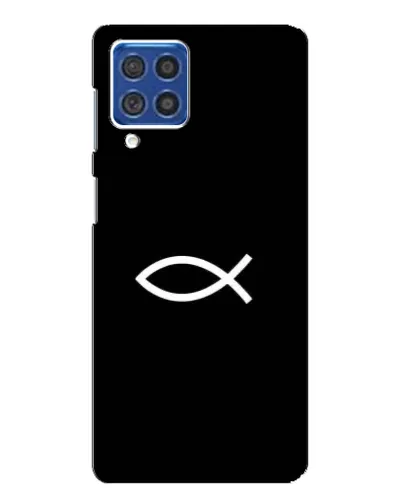 Чехол для Samsung Galaxy F62 с картинкой «Символ рыбы Jesus» Чехол для Samsung Galaxy F62 с картинкой «Символ рыбы Jesus»
