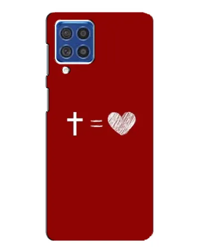 Чехол для Samsung Galaxy F62 с картинкой «Уравнение любви» Чехол для Samsung Galaxy F62 с картинкой «Уравнение любви»