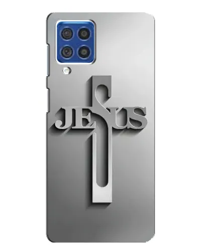 Чехол для Samsung Galaxy F62 с картинкой «Металлический крест Jesus» Чехол для Samsung Galaxy F62 с картинкой «Металлический крест Jesus»