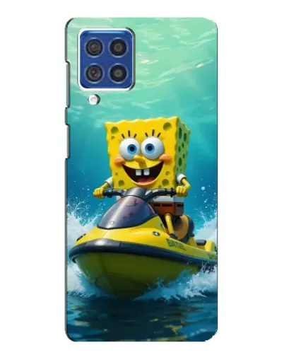 Чехол для Samsung Galaxy F62 с картинкой «Спанч Боб на гидроцикле» Чехол для Samsung Galaxy F62 с картинкой «Спанч Боб на гидроцикле»