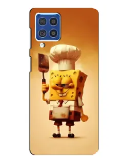 Чехол для Samsung Galaxy F62 с картинкой «Губка Боб повар» Чехол для Samsung Galaxy F62 с картинкой «Губка Боб повар»