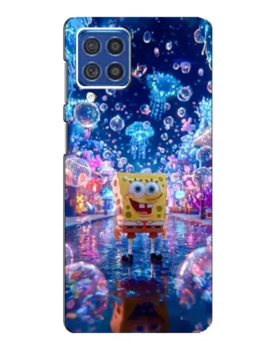 Чехол для Samsung Galaxy F62 с картинкой «Неоновый океан» Чехол для Samsung Galaxy F62 с картинкой «Неоновый океан»