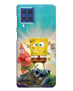 Чехол для Samsung Galaxy F62 с картинкой «Спанч Боб победитель» Чехол для Samsung Galaxy F62 с картинкой «Спанч Боб победитель»