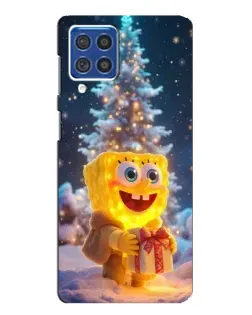 Чехол для Samsung Galaxy F62 с картинкой «Рождественский Спанч Боб» Чехол для Samsung Galaxy F62 с картинкой «Рождественский Спанч Боб»