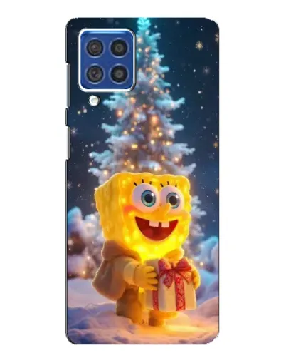 Чехол для Samsung Galaxy F62 с картинкой «Рождественский Спанч Боб» Чехол для Samsung Galaxy F62 с картинкой «Рождественский Спанч Боб»