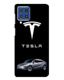 Чехол для Samsung Galaxy F62 с картинкой «Tesla Model Y» Чехол для Samsung Galaxy F62 с картинкой «Tesla Model Y»