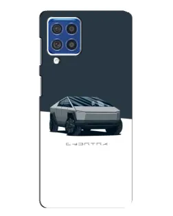 Чехол для Samsung Galaxy F62 с картинкой «Серебристый Cybertruck Tesla» Чехол для Samsung Galaxy F62 с картинкой «Серебристый Cybertruck Tesla»