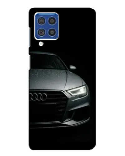 Чехол для Samsung Galaxy F62 с картинкой «Audi — детализация кузова»