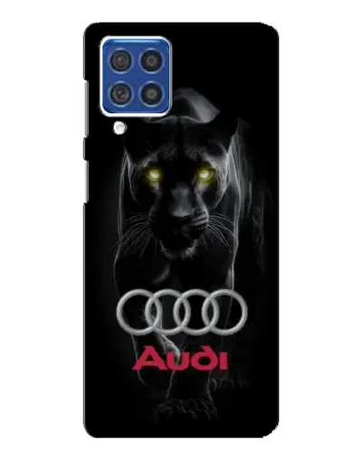 Чехол для Samsung Galaxy F62 с картинкой «Пантера и Audi»