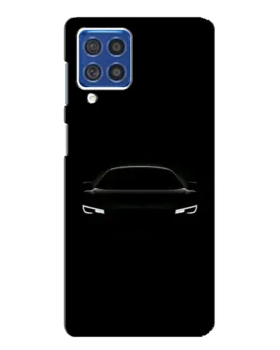 Чехол для Samsung Galaxy F62 с картинкой «Взгляд Audi в темноте»