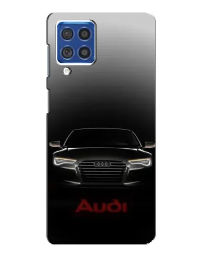 Чехол для Samsung Galaxy F62 с картинкой «Audi — градиентный контур»