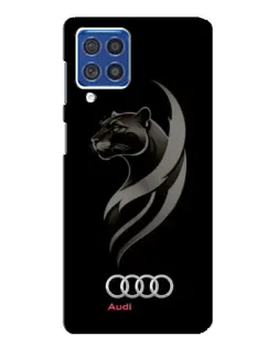 Чехол для Samsung Galaxy F62 с картинкой «Графика — пантера и Audi» Чехол для Samsung Galaxy F62 с картинкой «Графика — пантера и Audi»