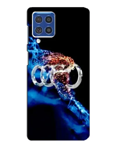 Чехол для Samsung Galaxy F62 с картинкой «Энергия лого Audi»
