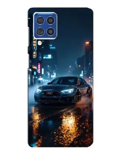Чехол для Samsung Galaxy F62 с картинкой «Ночной город и Audi» Чехол для Samsung Galaxy F62 с картинкой «Ночной город и Audi»