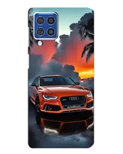 Чехол для Samsung Galaxy F62 с картинкой «Audi — закат» Чехол для Samsung Galaxy F62 с картинкой «Audi — закат»